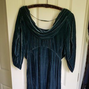 BCBG Runway velvet ombre evening gown